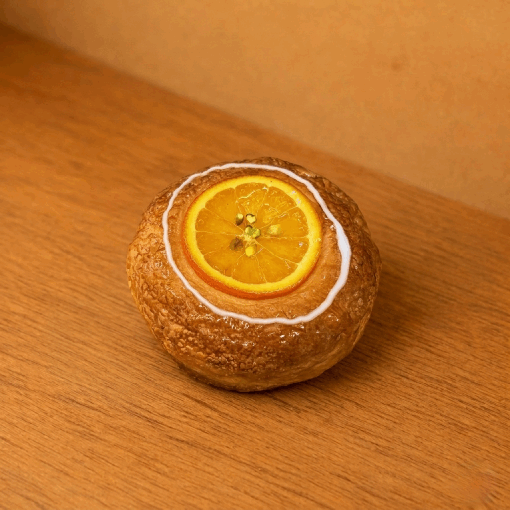 ５. 爽やかオレンジのクリームチーズデニッシュ