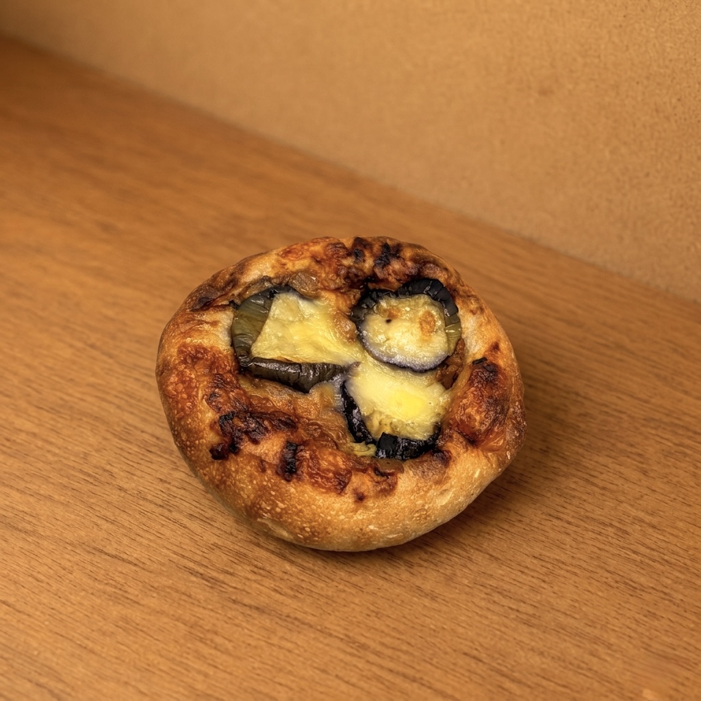 4.麻婆ナスの塩パン